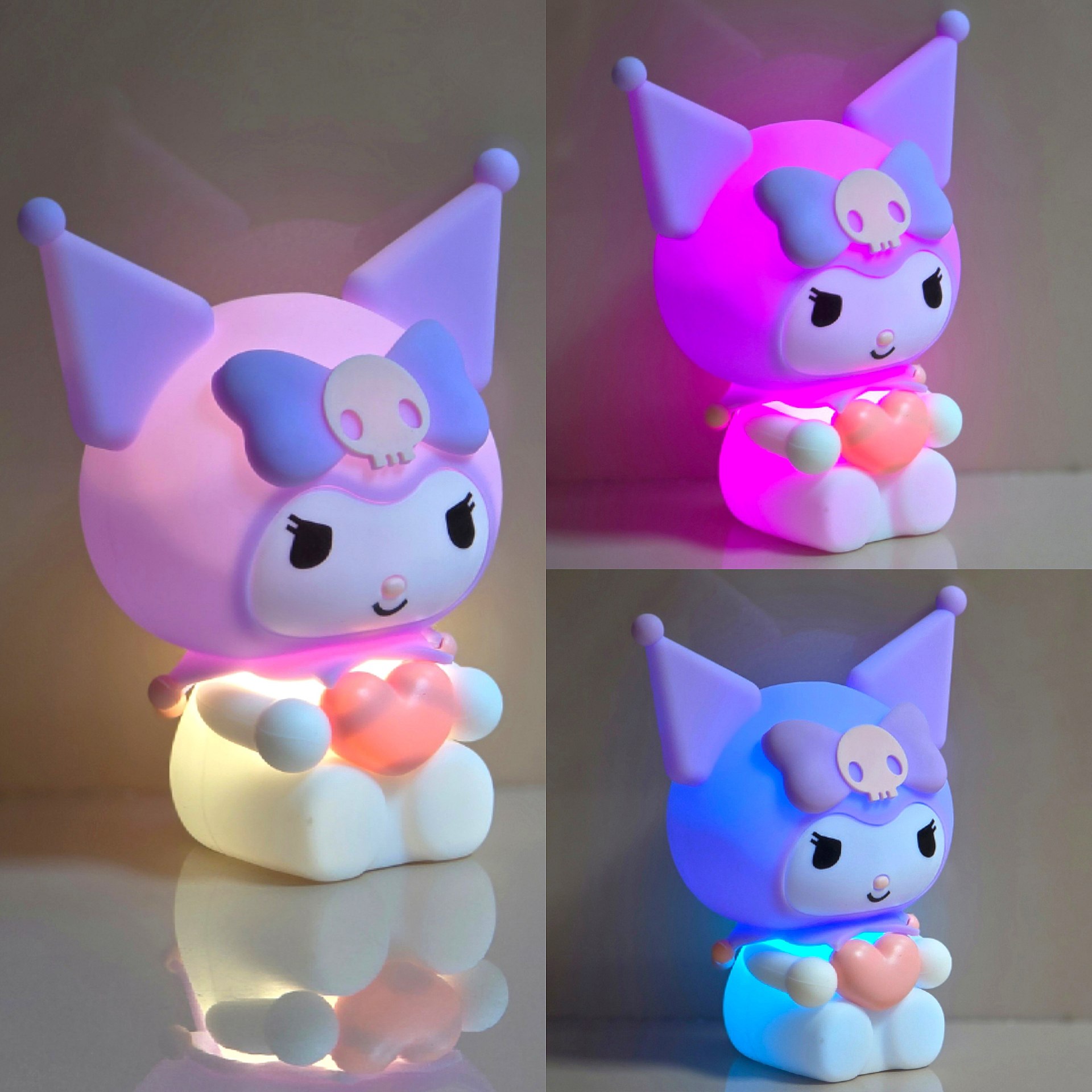 چراغ خواب سیلیکونی کرومی