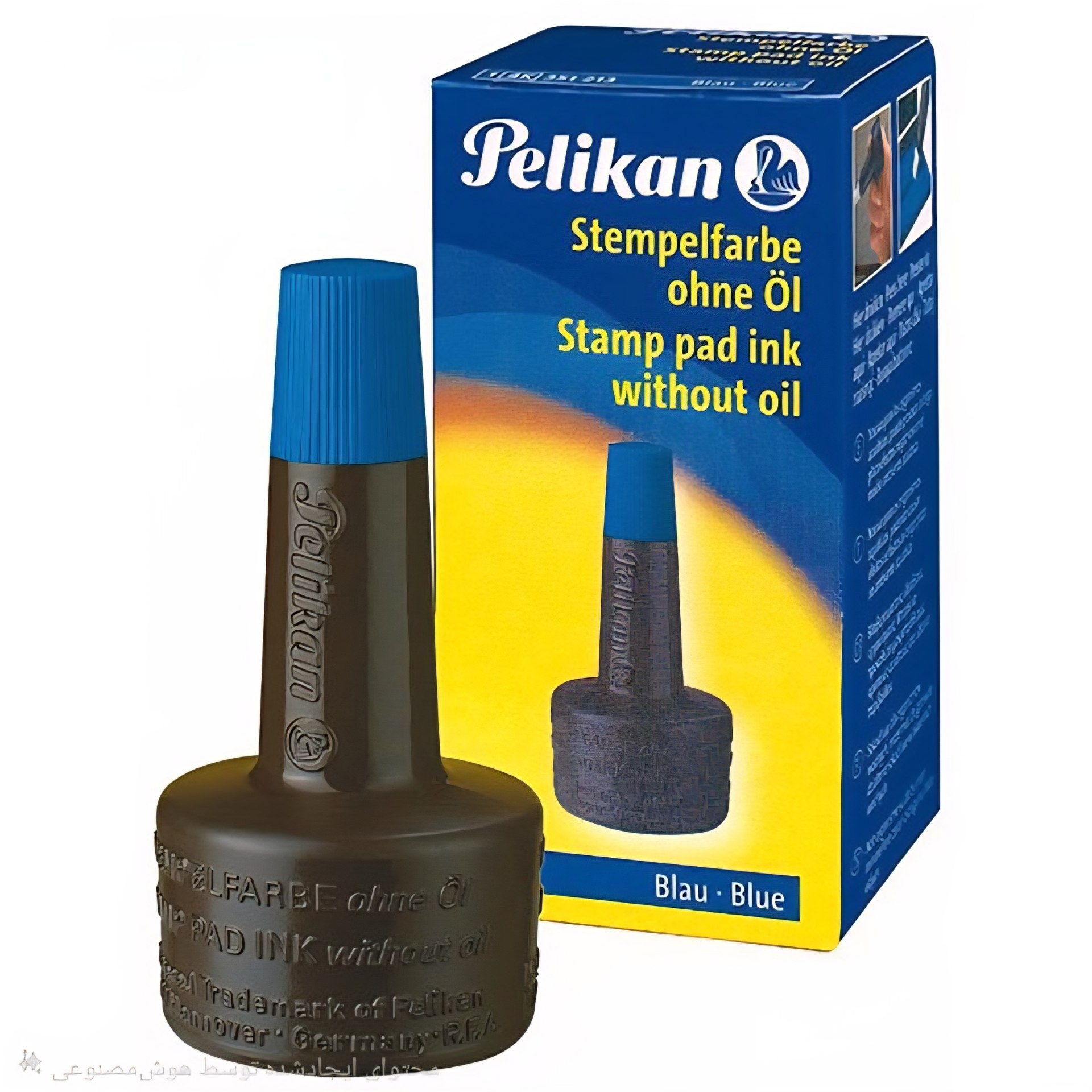 جوهر استامپ پلیکان رنگ آبی